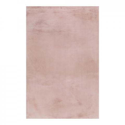 Alice Faux Fur Rugs 4377 01 by Esprit in Pink