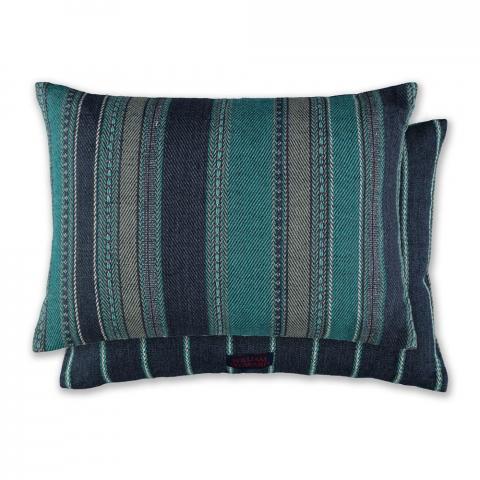 Alicia Cushion by William Yeoward in Peacock