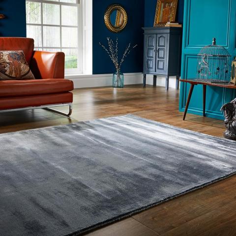 Cairo Rugs in Silver from Luxmi