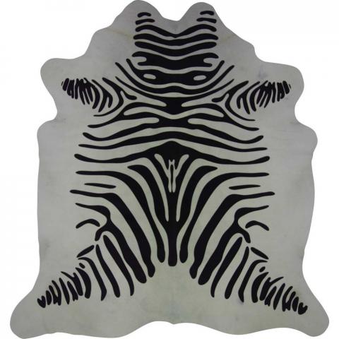 Cowhide 11187 Black and White Zebra Dyed Hide