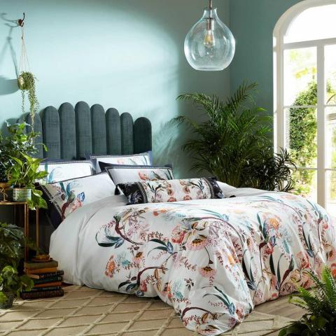 Decadence Floral Bedding and Pillowcase By Ted Baker in Spice