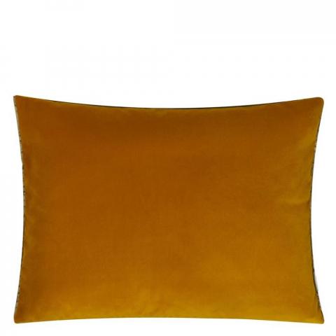 Designers Guild Cassia Plain Cushion in Saffron Orange