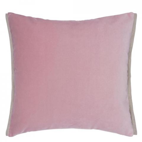 Designers Guild Varese Plain Cushion in Pale Rose Pink