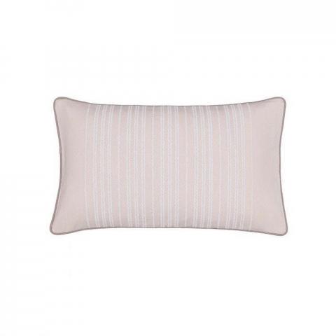 Ena Stripe Cushion By Murmur in Heather Purple