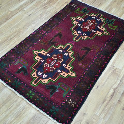 Esfahan Hand Knotted Wool Rug in Multicolours