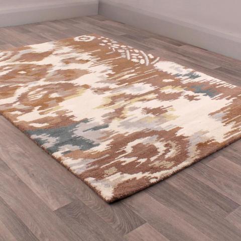 Fusion Hebrides Rugs in Brown