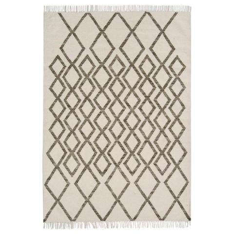 Hackney Diamond Rugs in Taupe