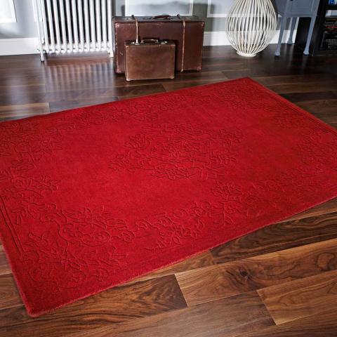 Imperial Traditional Rugs in Red