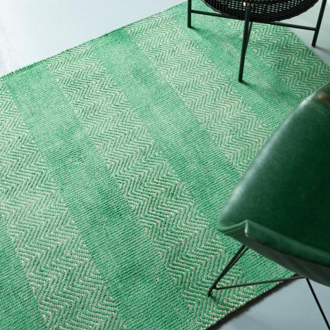 Ives Rugs in Green