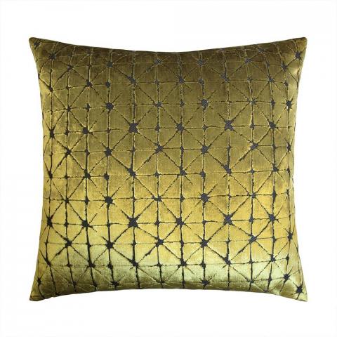 Jasper Geometric Cushion in Grey Gold