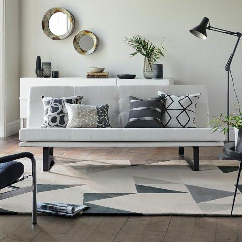 Modul Rugs 26704 in Charcoal by Scion