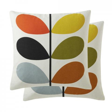 Multi Stem Cushion in Multicolour by Orla Kiely