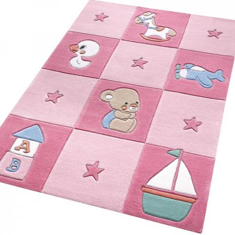 Newborn Rugs 3986 02 in Pink