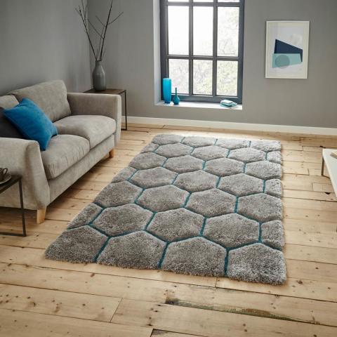 Noble House Rugs NH30782 in Grey Blue