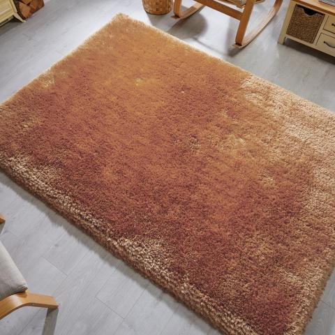 Pearl Shaggy Rugs in Gold