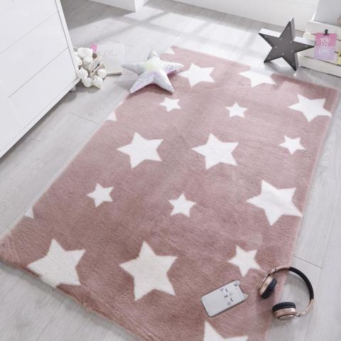 Pick N Mix Twinkle Rugs in Candy Floss Pink