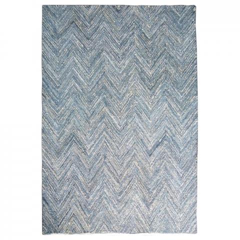 Raggs rugs in Denim by William Yeoward