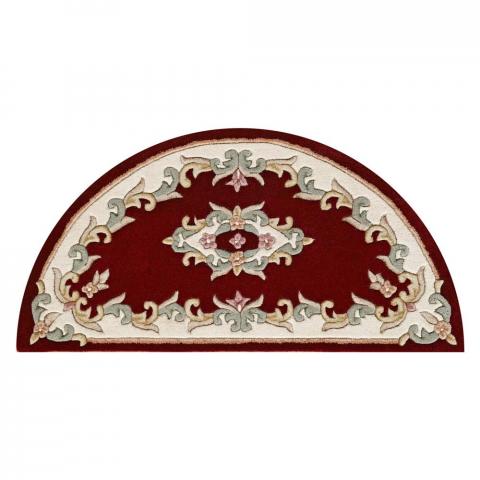 Royal Aubusson Half Moon rugs in Red