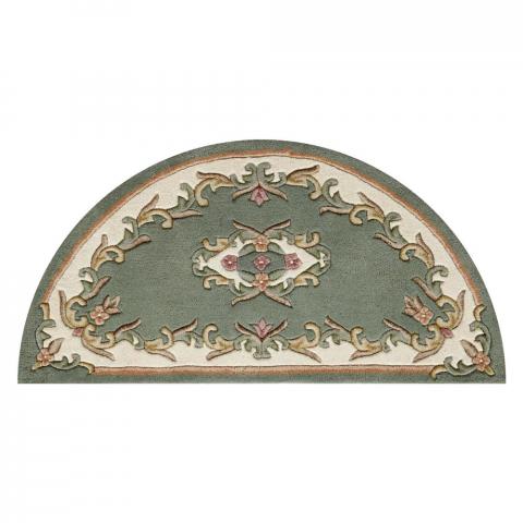Royal Aubusson Half Moon rugs in Green