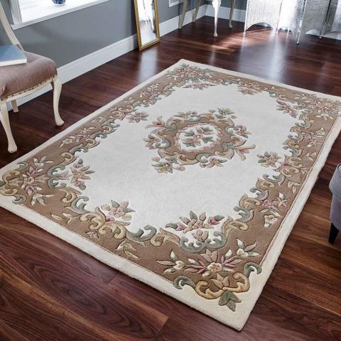 Royal Aubusson rugs in Beige Cream
