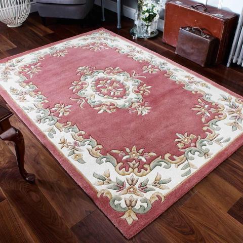 Royal Aubusson rugs in Rose
