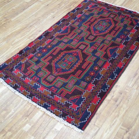 Seljuk Hand Knotted Wool Rug in Multicolours
