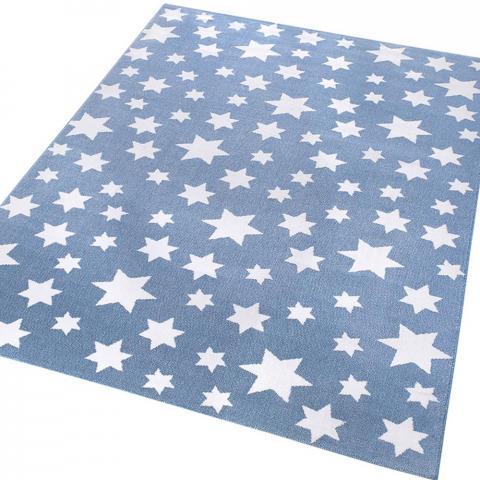 Weconhome Jeans Star Rugs 0705 03 in Blue